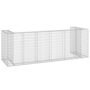 Voir la diapositive 5 : VIDAXL Mur en gabion pour poubelles Acier galvanise 325x100x110 cm