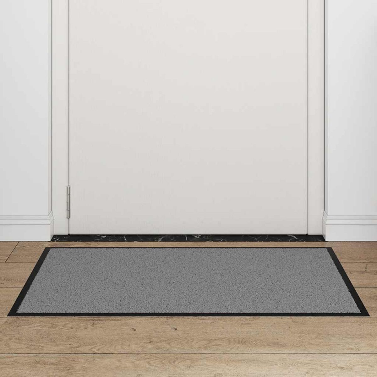 VIDAXL Paillasson gris 60x90 cm