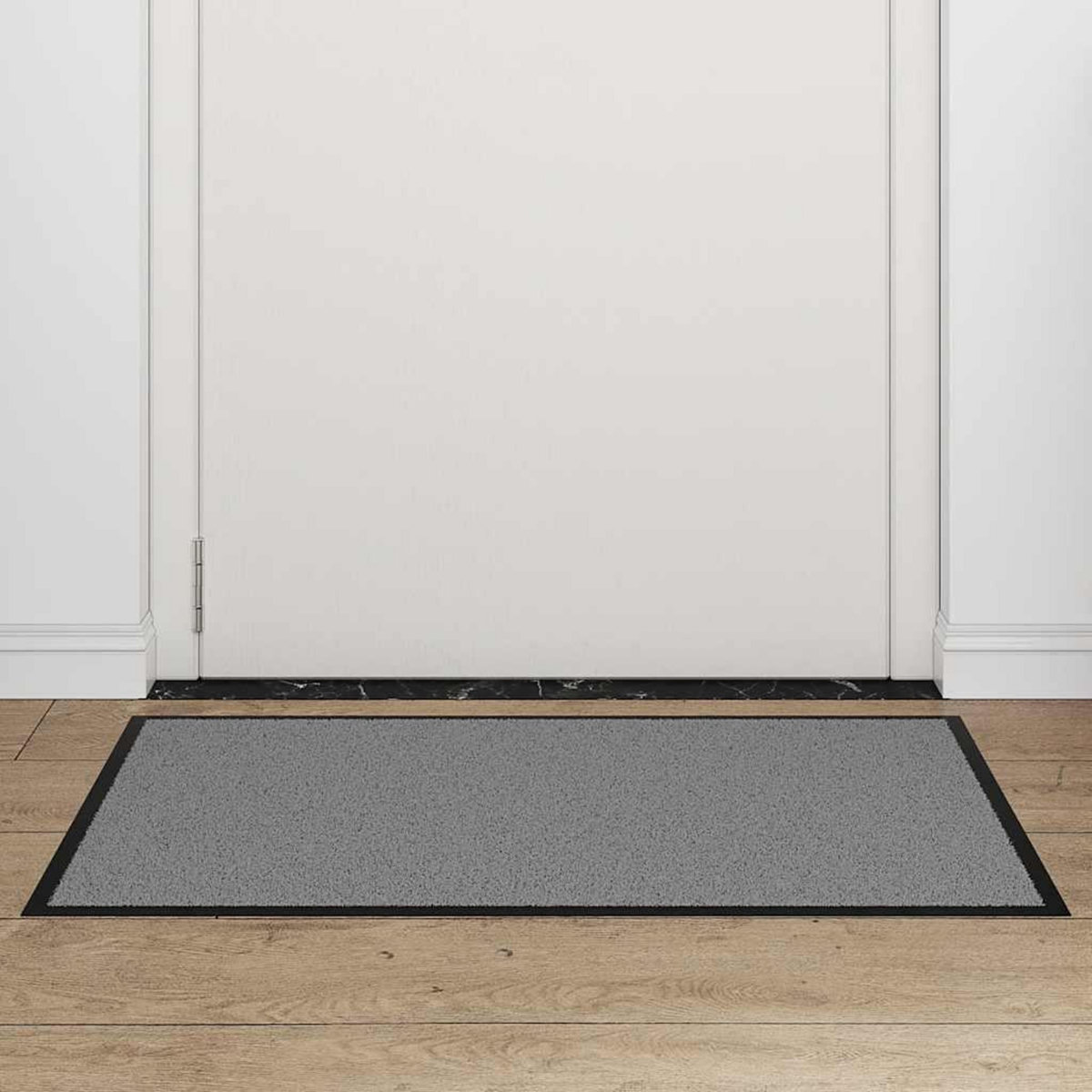 VIDAXL Paillasson gris 60x90 cm