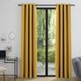 Voir la diapositive 2 : UNIVERS DECOR Rideau occultant 140 x 260 cm  Night  Miel - Jaune - 1 Panneau occultant 140 x 260 cm