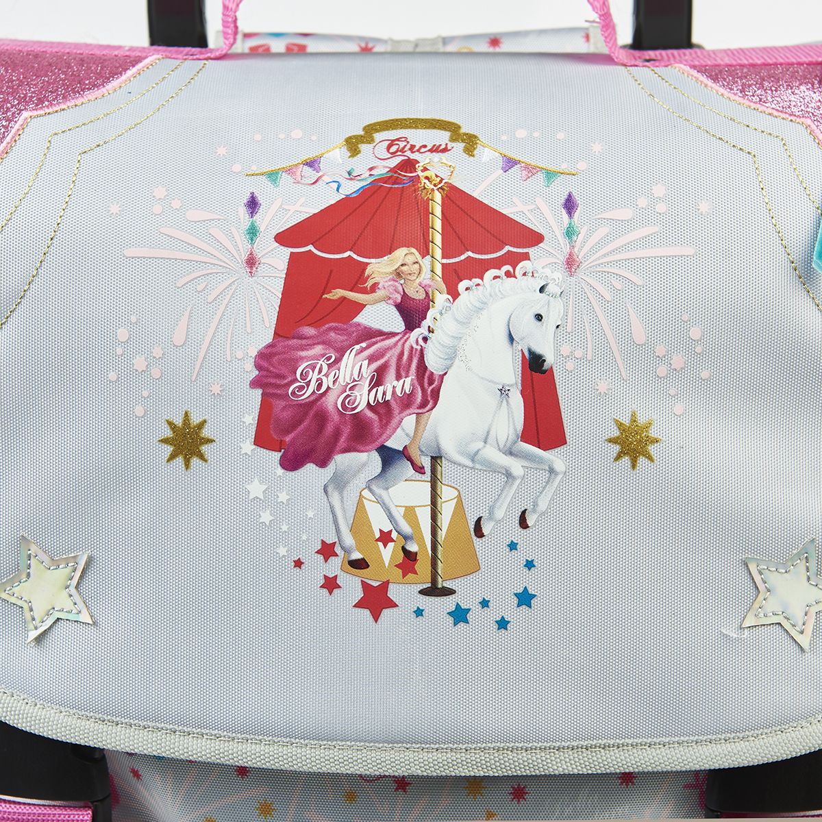 BELLA SARA Cartable à roulettes CP/CE1 gris cheval BELLA SARA CIRCUS