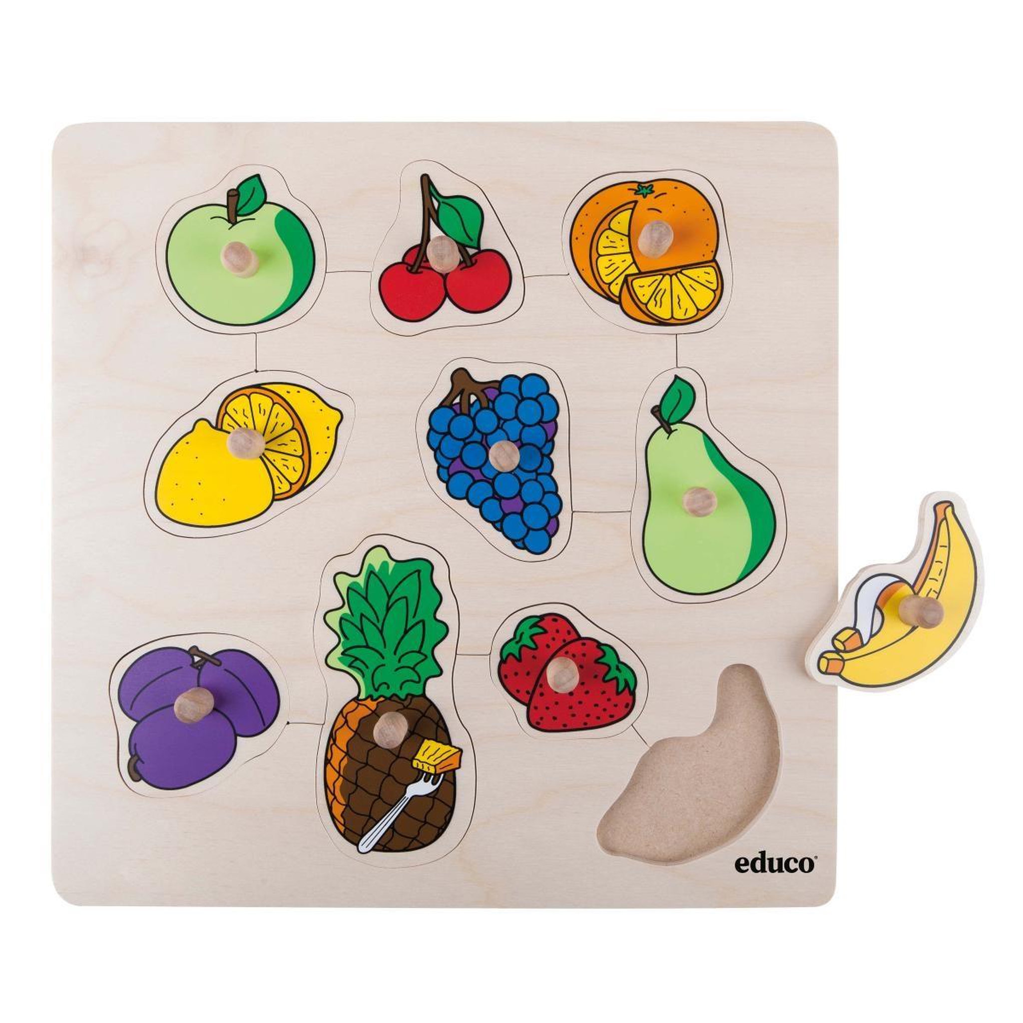 EDUCO Fruits — 10 pièces de puzzle
