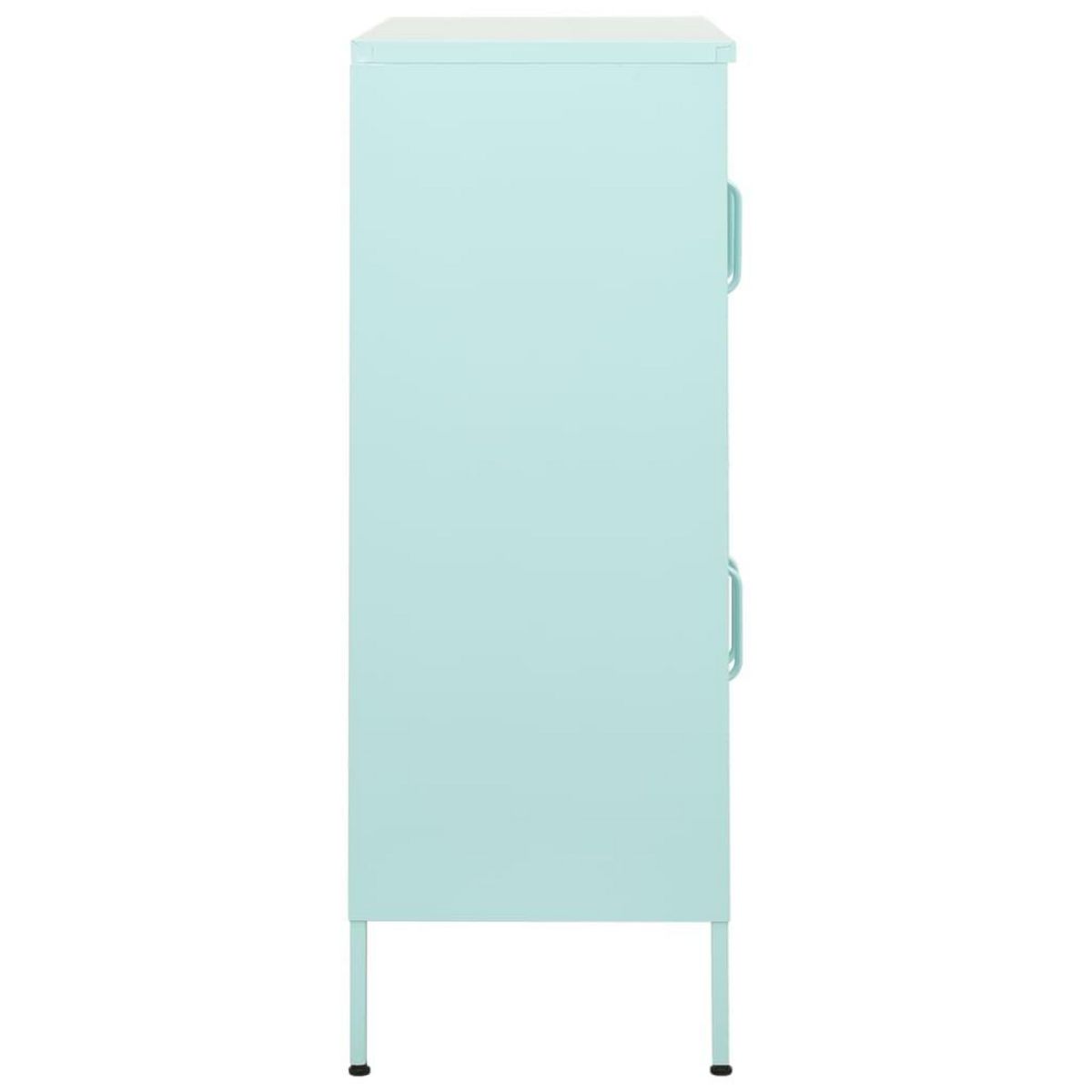 VIDAXL Armoire de rangement Vert menthe 80x35x101,5 cm Acier