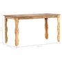 Voir la diapositive 6 : VIDAXL Table de salle a manger 140x70x76cm Bois de recuperation massif