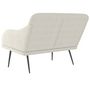Voir la diapositive 5 : VIDAXL Banc Creme 110x76x80 cm Velours