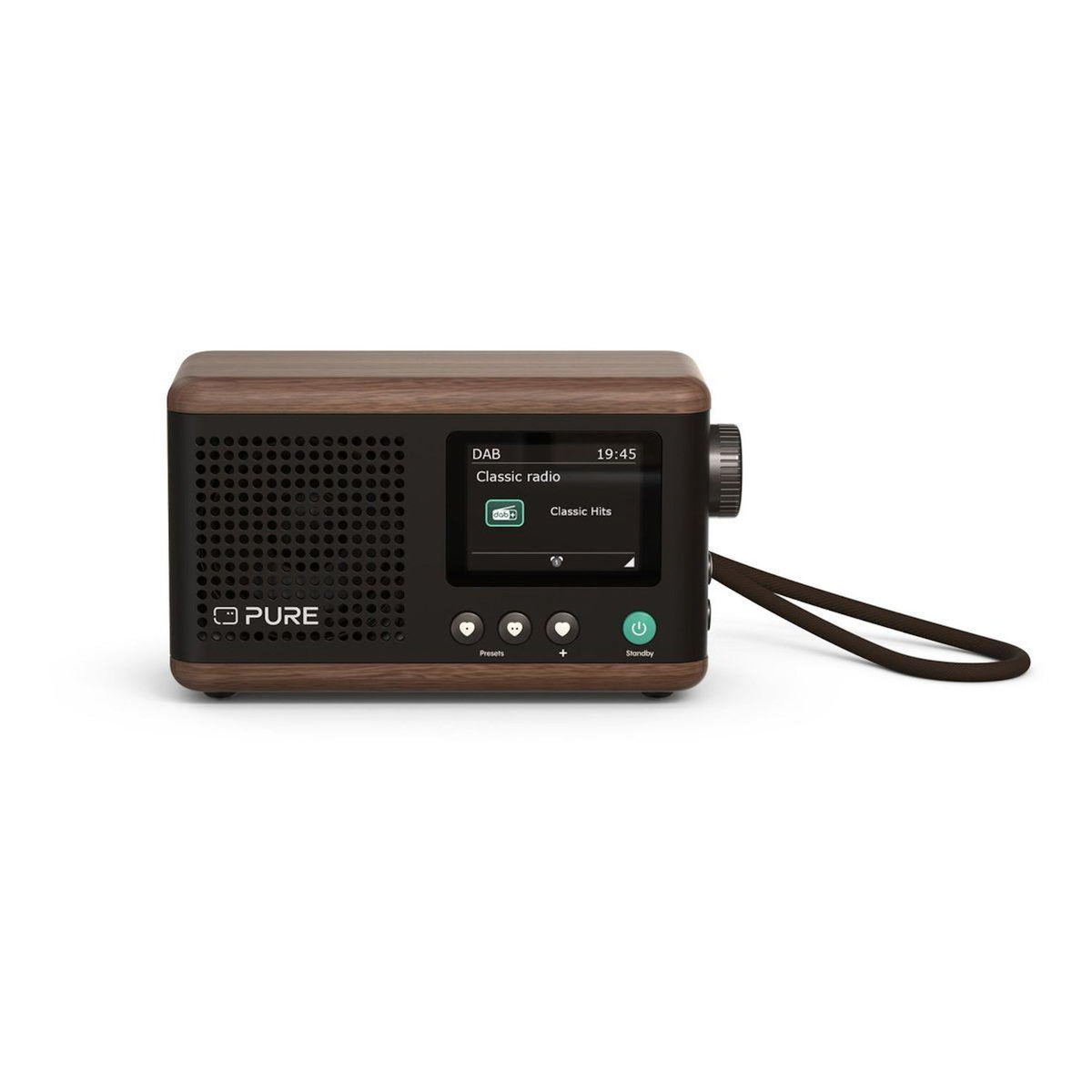 PURE Radio DAB Classic Mini Coffee Black/Walnt