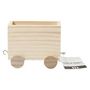 Voir la diapositive 3 : CREATIV COMPANY Creativ Company - Wooden Train Wagon 57978
