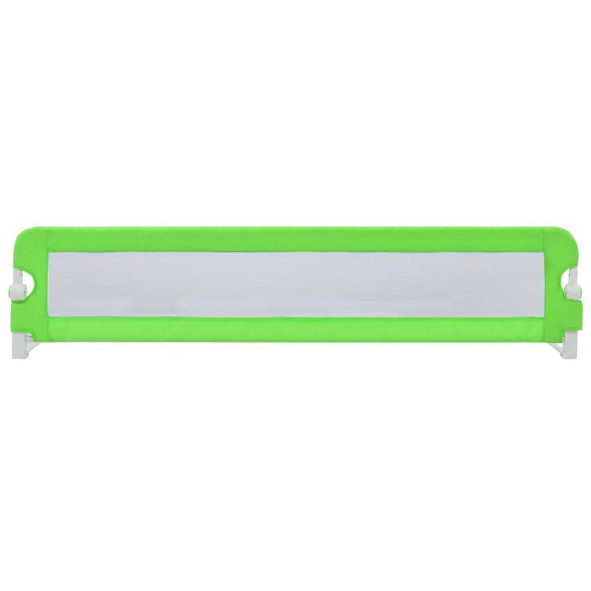 VIDAXL Barriere de securite de lit d'enfant Vert 180x42 cm Polyester