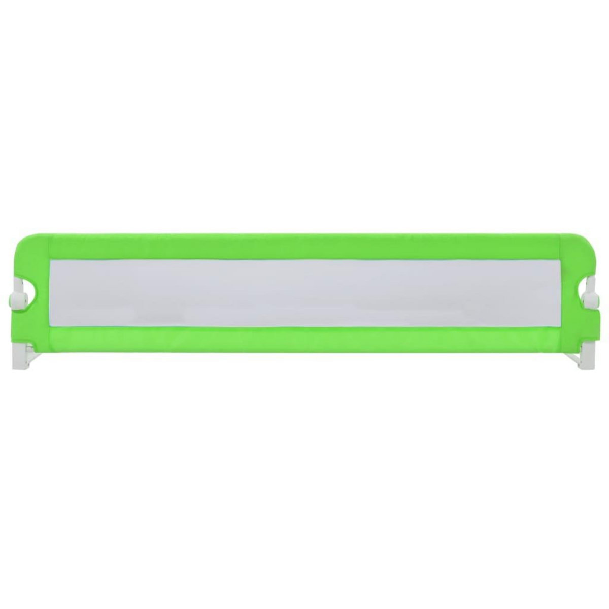 VIDAXL Barriere de securite de lit d'enfant Vert 180x42 cm Polyester