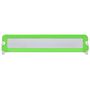 Voir la diapositive 3 : VIDAXL Barriere de securite de lit d'enfant Vert 180x42 cm Polyester