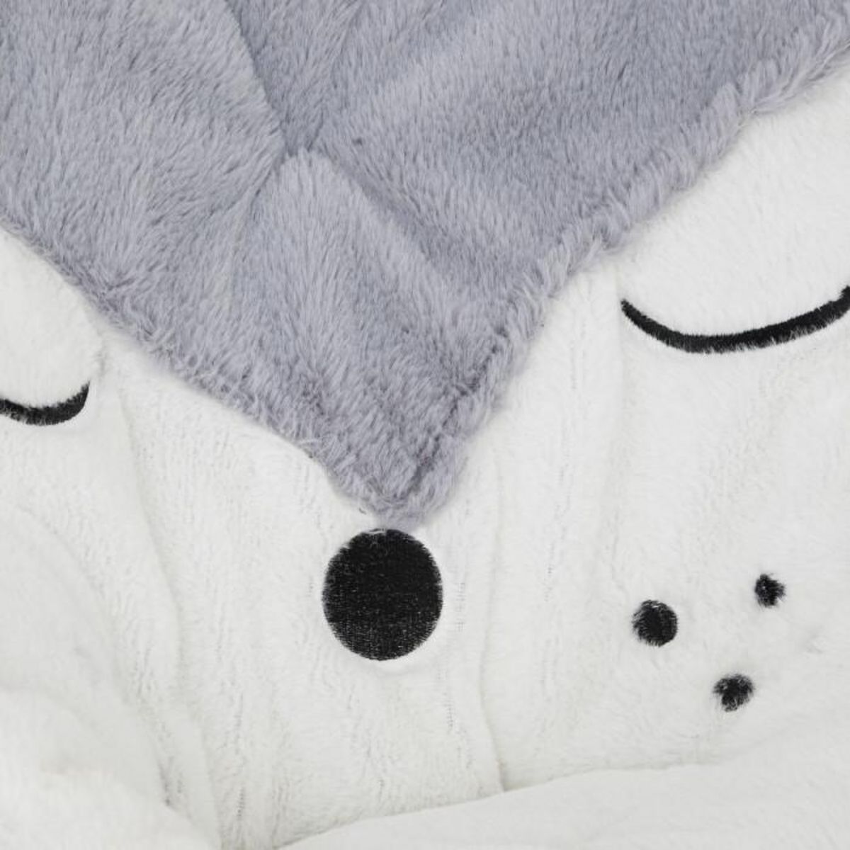 Atmosphera Kids Fauteuil Pliable Enfant  Renard  51cm Gris