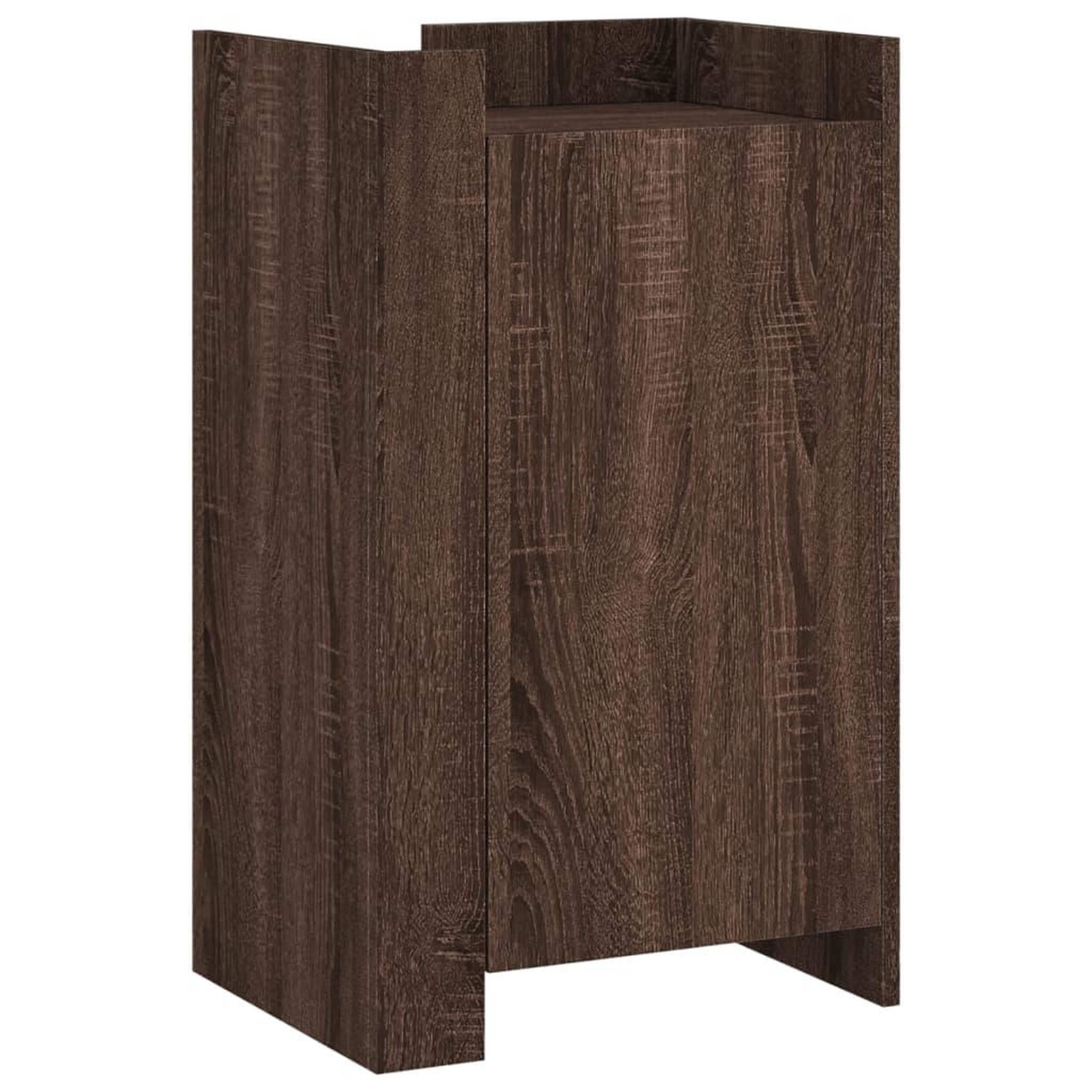 Voir la diapositive 2 : VIDAXL Buffet chene marron 45x35x75 cm bois d'ingenierie
