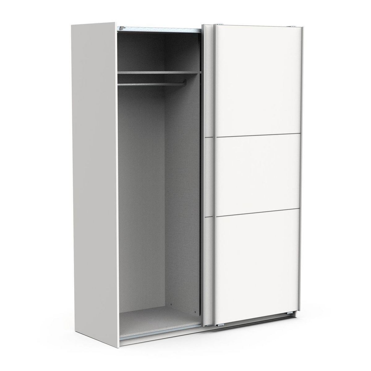 Armoire 2 portes coulissantes L150cm THIBAULT