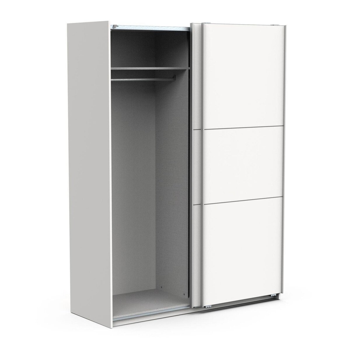 Armoire 2 portes coulissantes L150cm THIBAULT