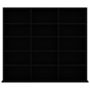 Voir la diapositive 4 : VIDAXL Armoire a CD Noir 102x23x89,5 cm Agglomere