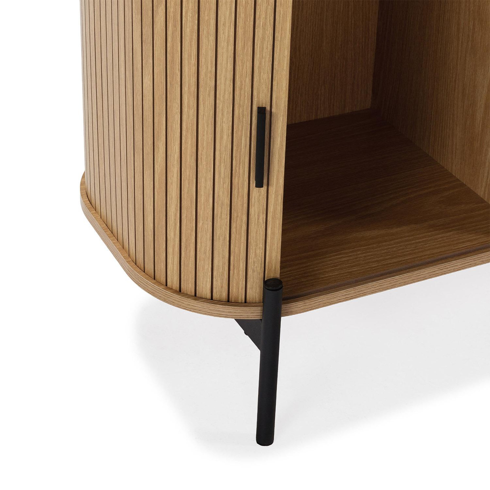 Voir la diapositive 5 : VS VENTA-STOCK Meuble Tv Mónaco 2 portes effet Chêne