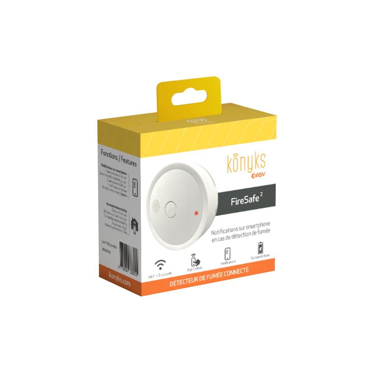 KONYKS Détecteur de fumée FIRESAFE 2 connecté