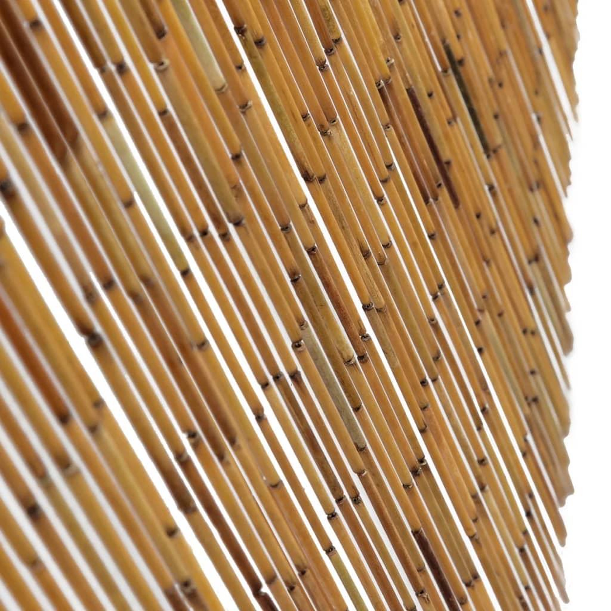 Voir la diapositive 4 : VIDAXL Rideau de porte contre insectes Bambou 56 x 185 cm
