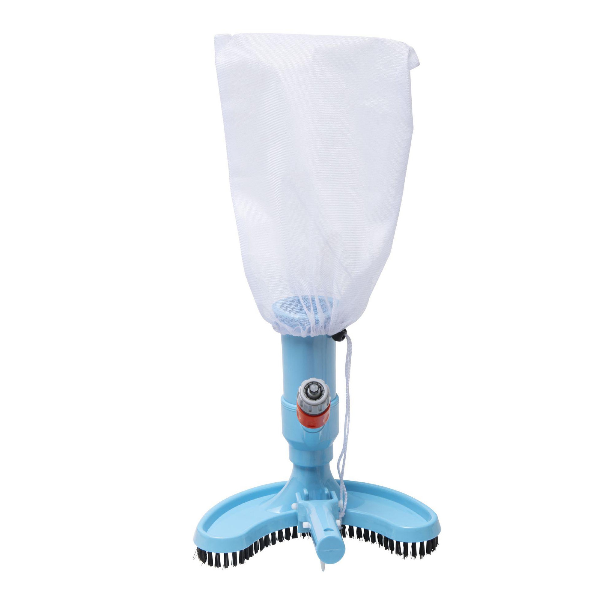 Voir la diapositive 2 : WERKAPRO Aspirateur piscine grande brosse plus filet WERKA PRO