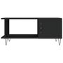 Voir la diapositive 5 : VIDAXL Table basse noir 90x50x40 cm bois d'ingenierie