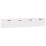 Voir la diapositive 2 : VIDAXL Armoires murales 2 pcs Blanc 100x36,5x35 cm Bois d'ingenierie
