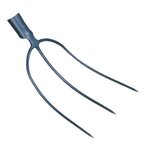 OUTILS PERRIN Fourche à foin à douille 3 dents sans manche