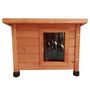 Voir la diapositive 1 : @Pet @Pet Maison pour chat d'exterieur XL 68,5x54x51,5 cm bois marron