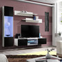 Voir la diapositive 2 : Paris Prix Meuble TV Mural Design  Fly XXII  210cm Noir & Blanc