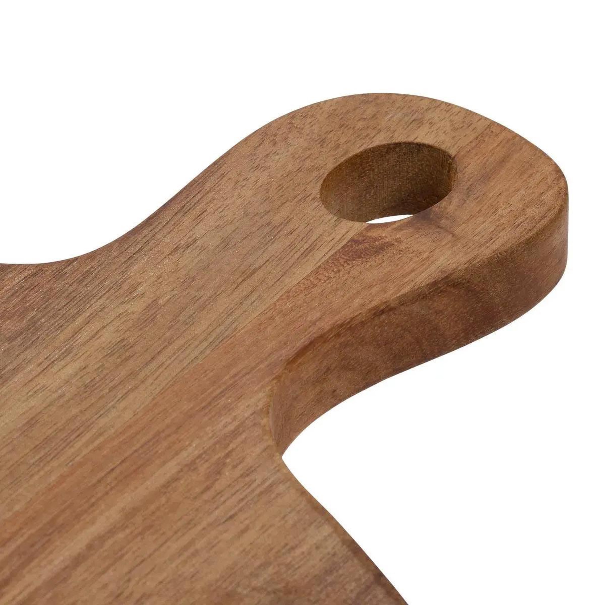 Voir la diapositive 2 : FIVE Planche à Découper en Bois  Organik  45cm Naturel