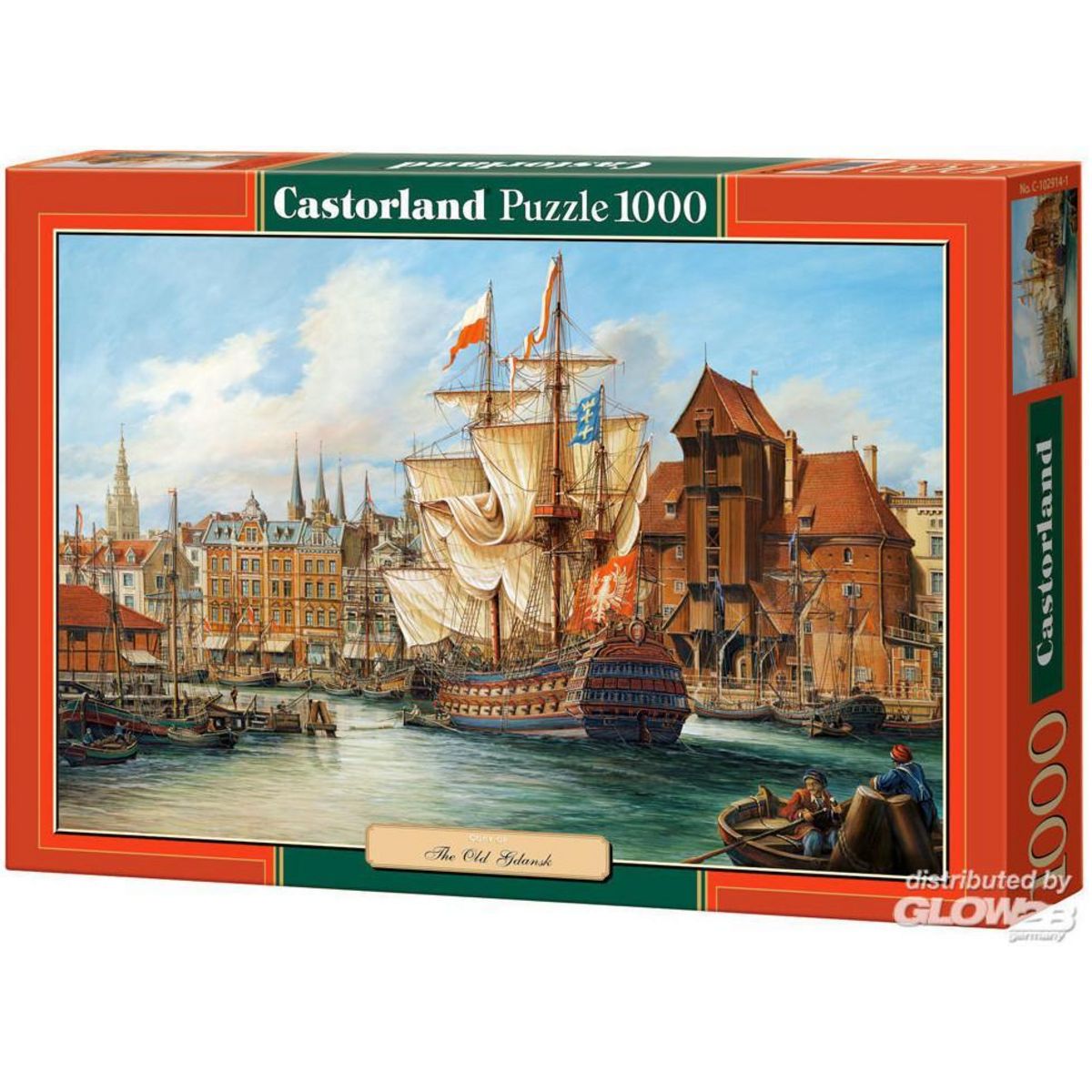 Castorland Puzzle 1000 pièces : Le port de Gdansk, Pologne