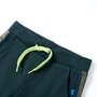VIDAXL Pantalon de survetement enfants avec cordon de serrage vert mousse 128