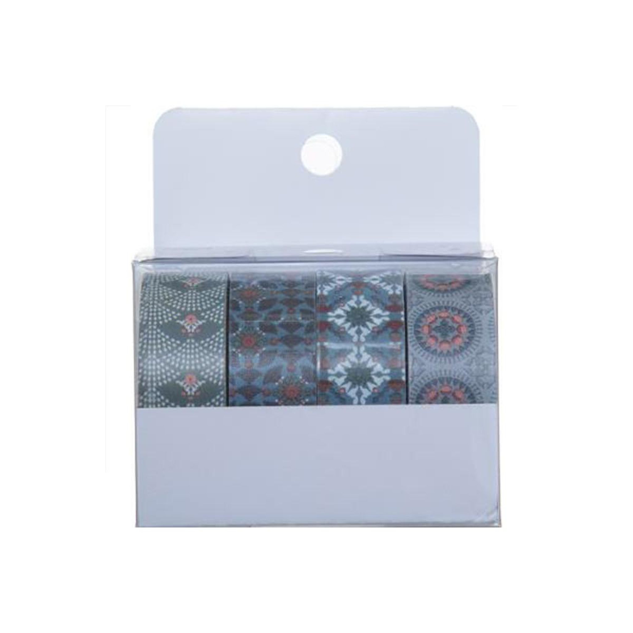 Voir la diapositive 2 : Stick'n Look Lot de 4 rubans masking tape  house  5m bleu