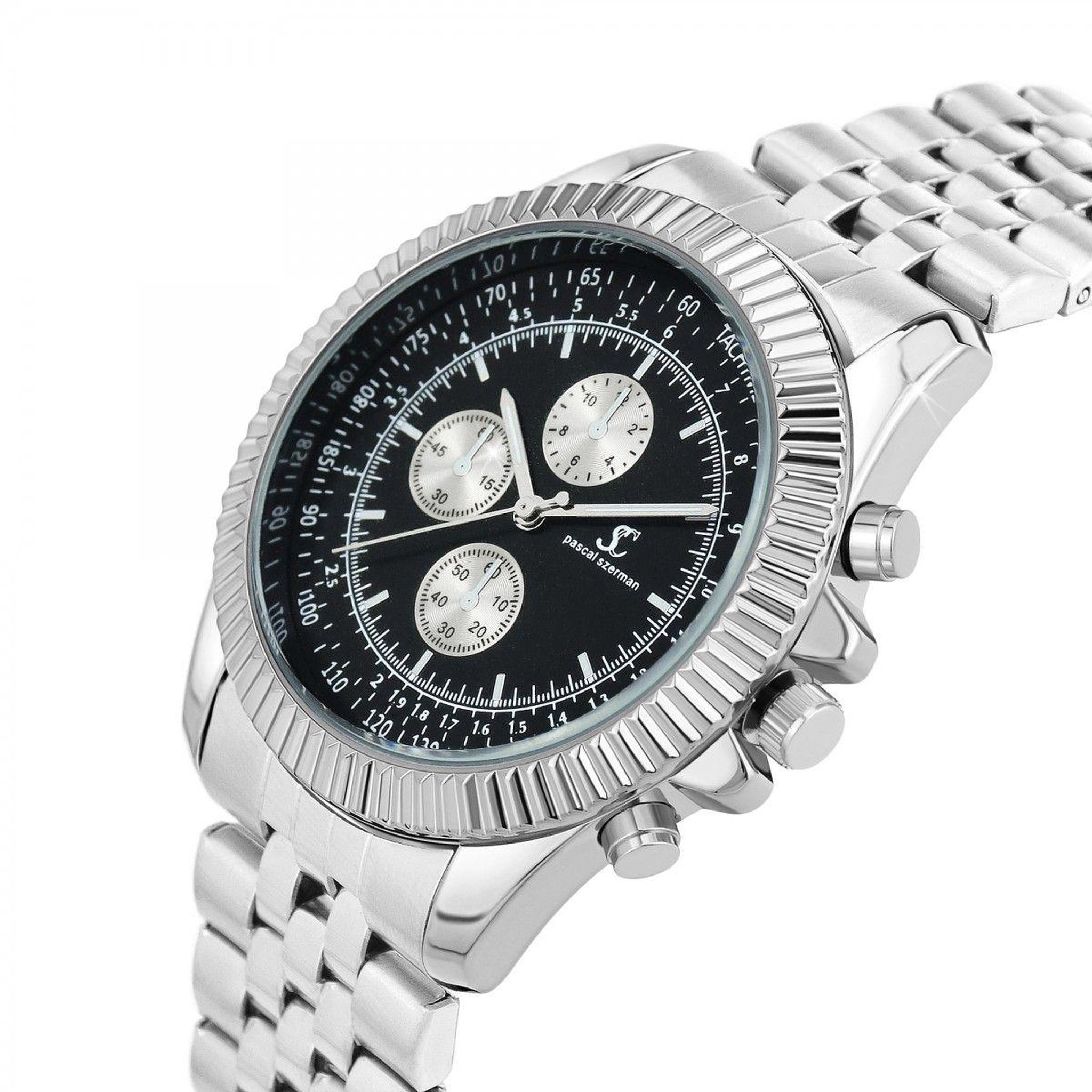 Voir la diapositive 3 : SC CRYSTAL Montre homme quartz par Pascal Szerman
