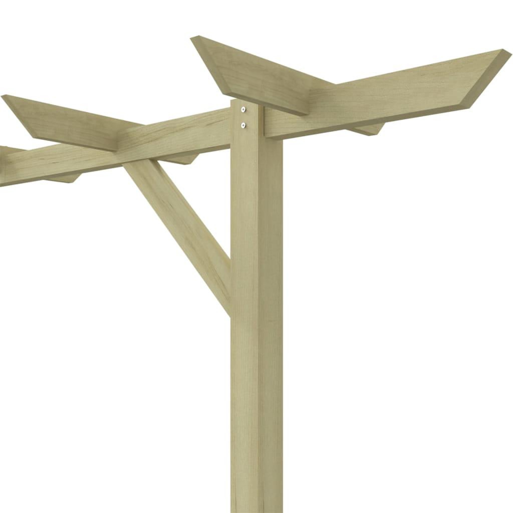 Voir la diapositive 4 : VIDAXL Pergola de jardin 205 x 40 x 203 cm Bois