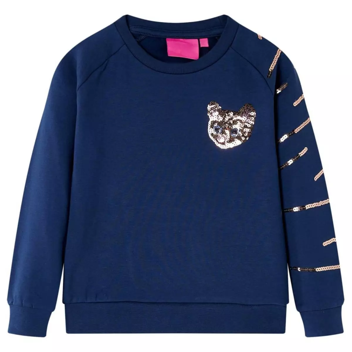 VIDAXL Sweatshirt pour enfants bleu marine 140