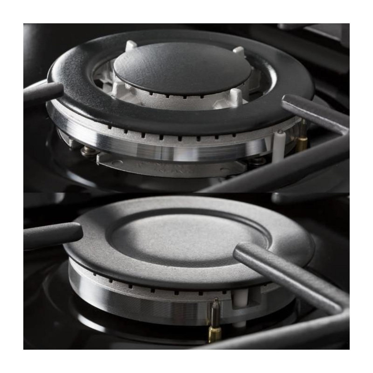 CONTINENTAL EDISON Cuisiniere piano gaz 3 fours electriques CONTINENTAL EDISON CECP903FB - 5 feux - Noir - Largeur 90 cm