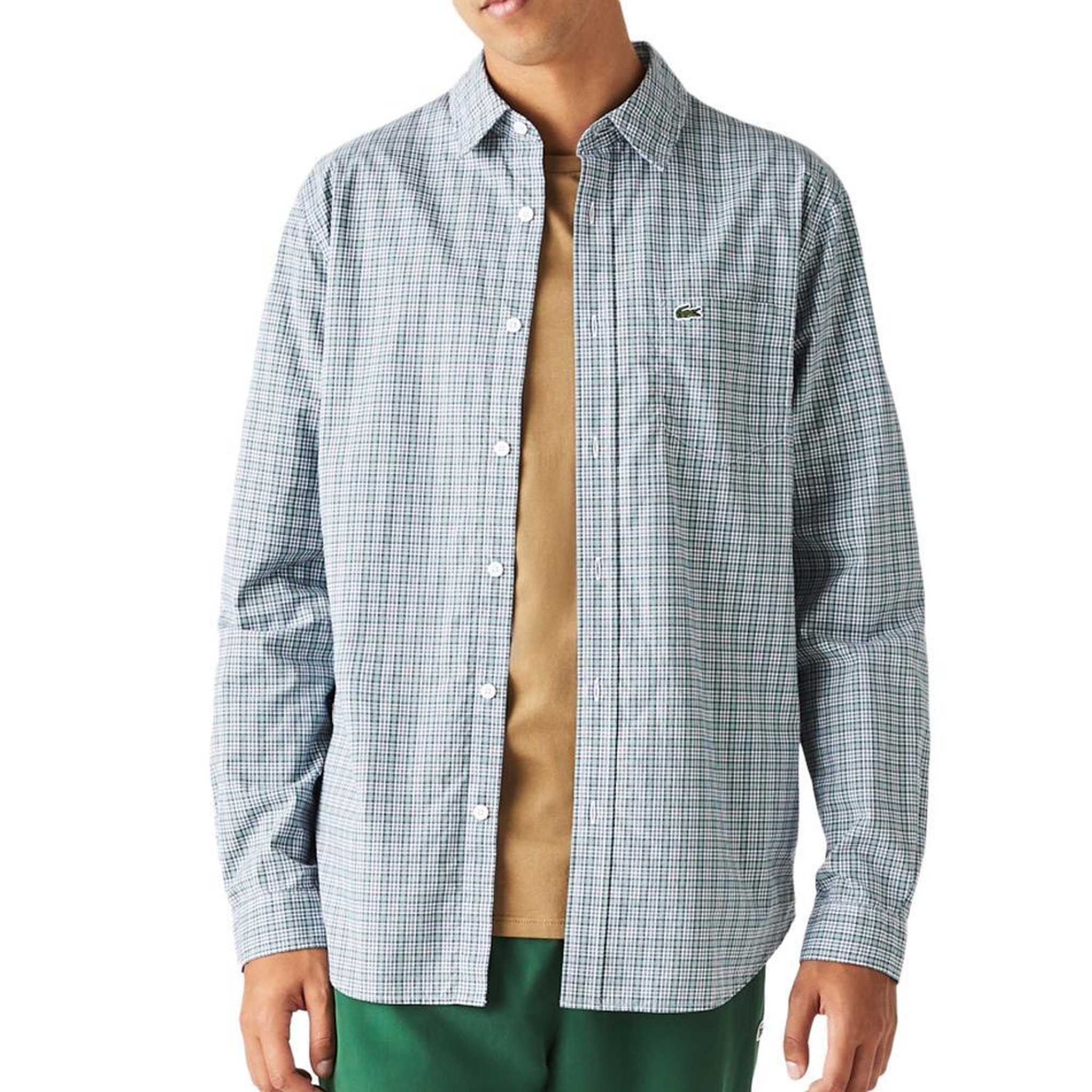 Lacoste Chemise Noire/e Homme Lacoste CH0193. Coloris disponibles : Vert