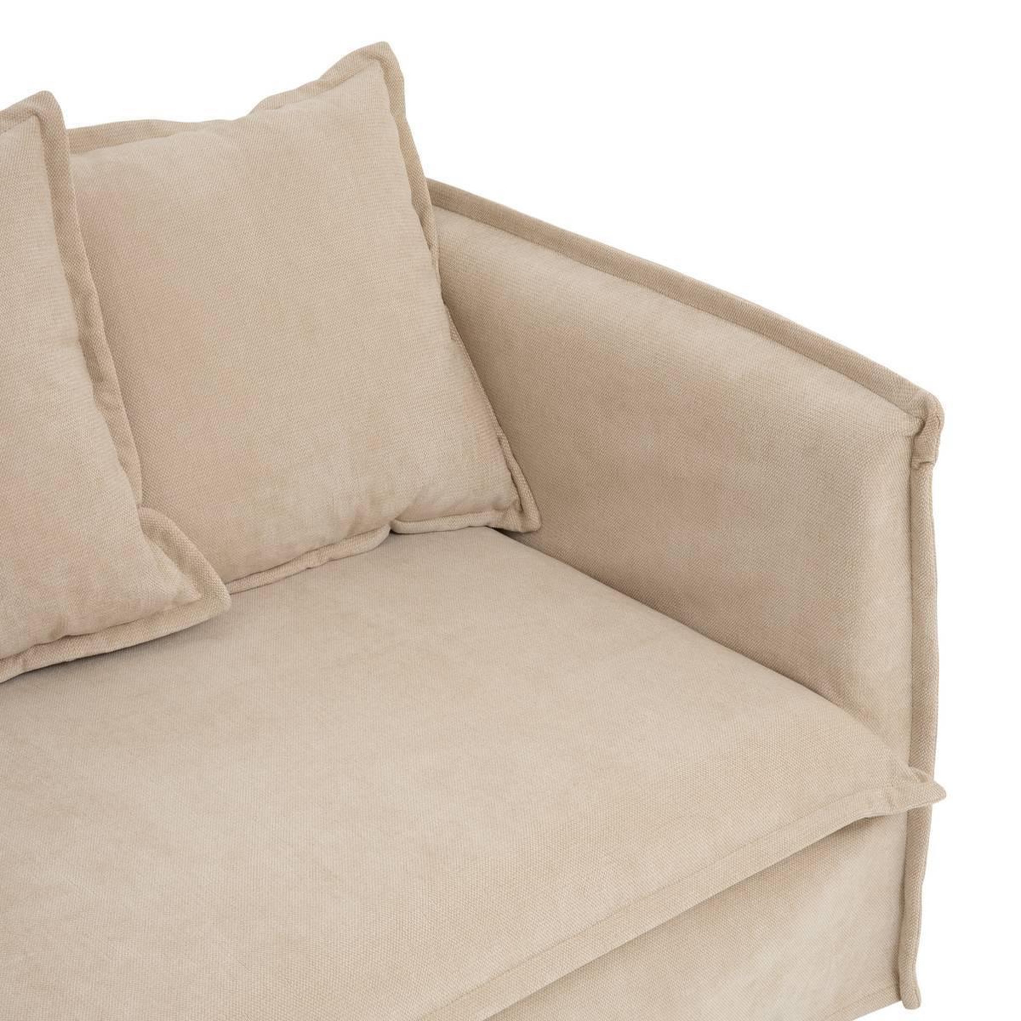 Voir la diapositive 3 : ATMOSPHERA Canapé droit 3 places  odile  200cm beige