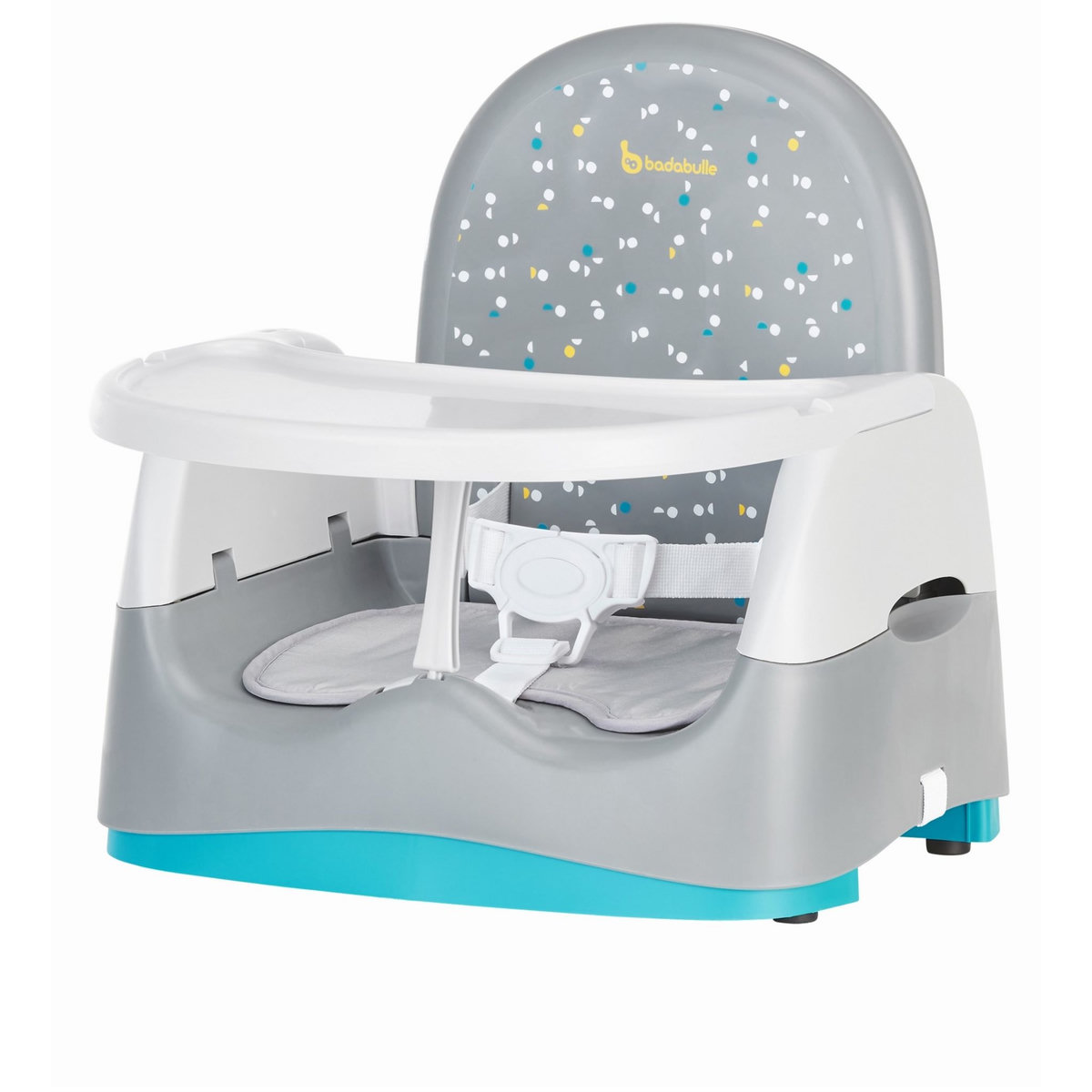 BADABULLE Rehausseur de chaise Confort Home & Go - Grey