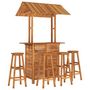 Voir la diapositive 3 : VIDAXL Ensemble de bar de jardin 5 pcs Bois d'acacia solide