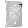 Voir la diapositive 3 : VIDAXL Portail de jardin 85x125 cm acier corten conception de l'arbre