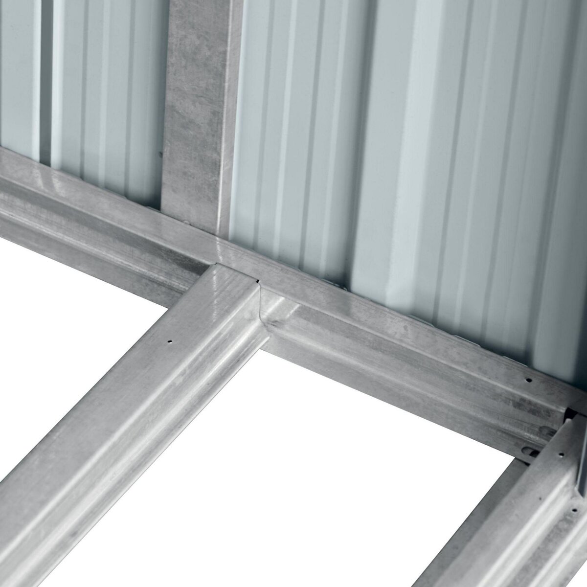 WERKAPRO Abri range bûches métal  1,64 x 0,83 H 1,57 m