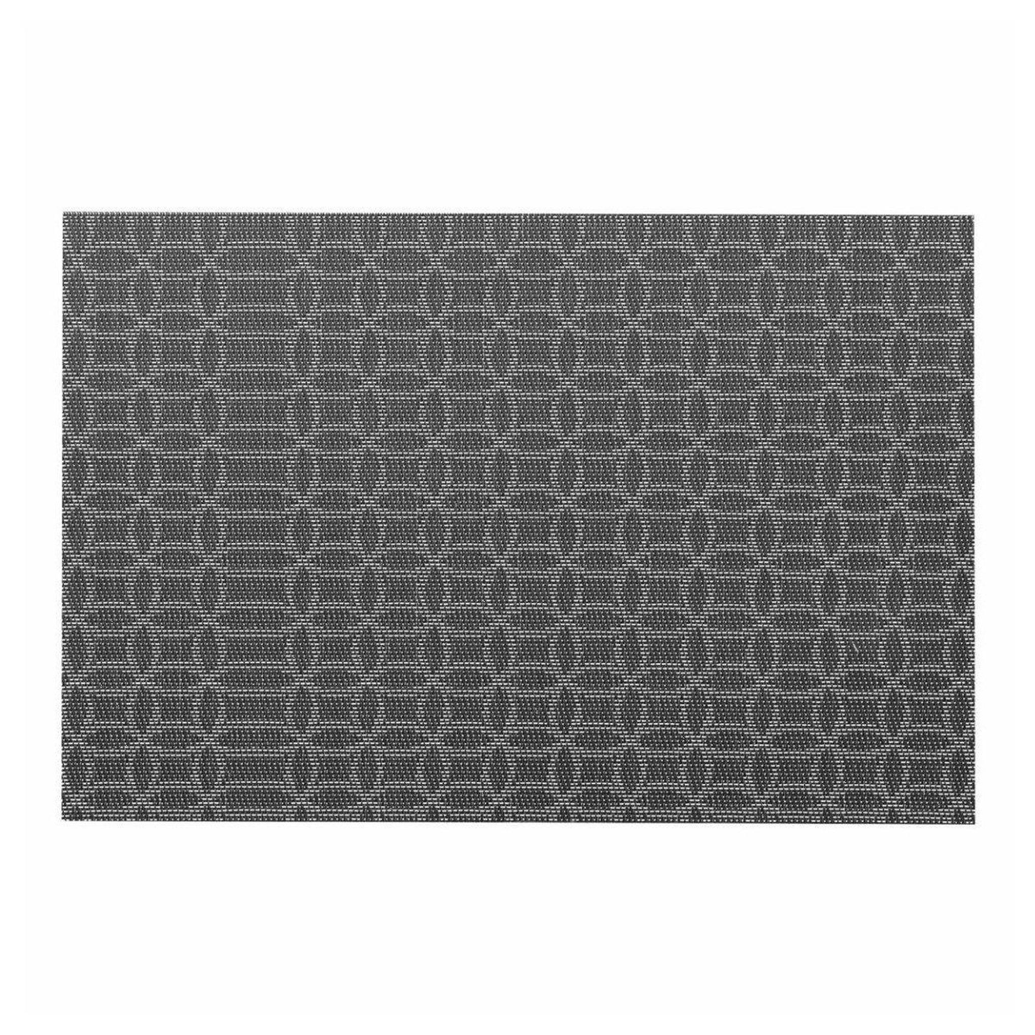 Voir la diapositive 1 : Douceur d'Intérieur Set de table  damier  28x43cm noir