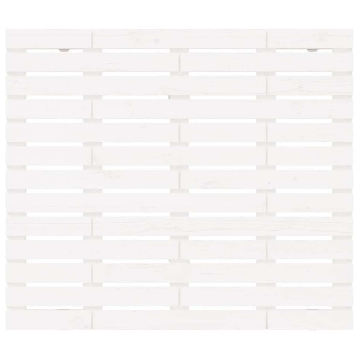 VIDAXL Tete de lit murale Blanc 96x3x91,5 cm Bois massif de pin