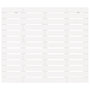 Voir la diapositive 4 : VIDAXL Tete de lit murale Blanc 96x3x91,5 cm Bois massif de pin