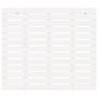 Voir la diapositive 4 : VIDAXL Tete de lit murale Blanc 96x3x91,5 cm Bois massif de pin