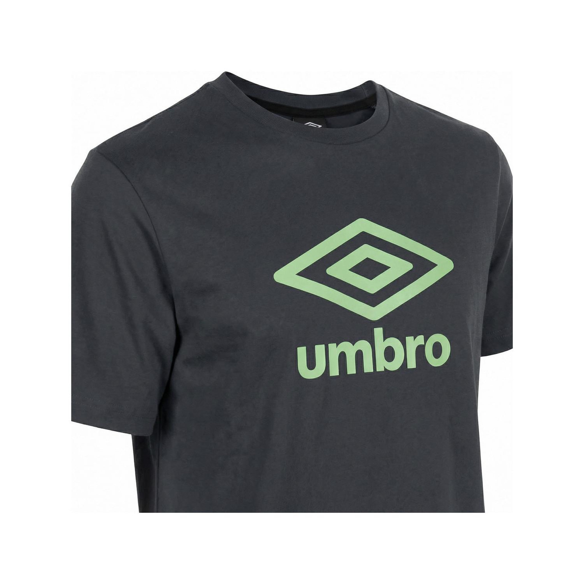 Voir la diapositive 2 : UMBRO Tee shirt homme col rond en coton 160gsm et logo imprimé 729280