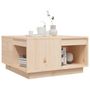 Voir la diapositive 4 : VIDAXL Table basse 60x61x32,5 cm Bois massif de pin