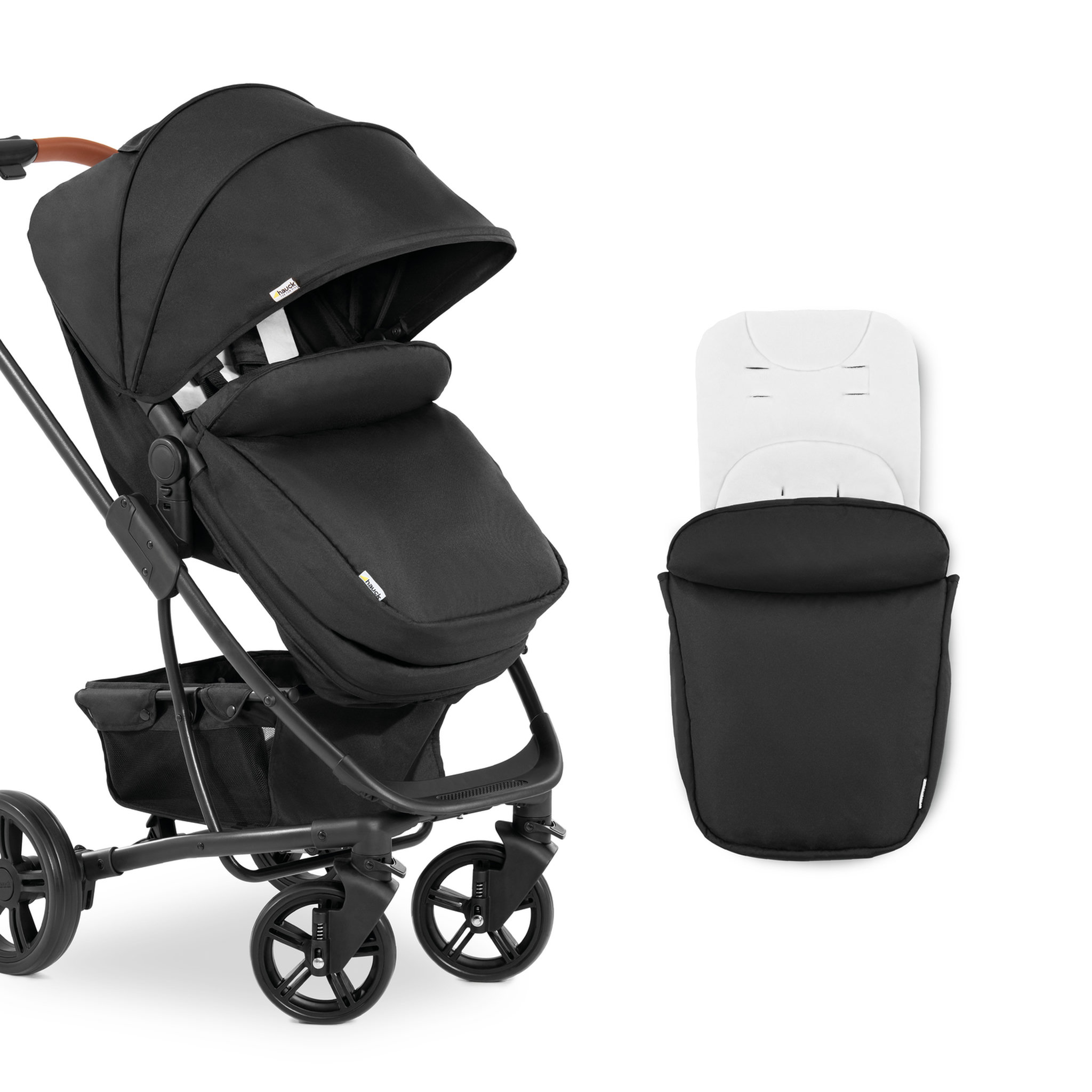 Voir la diapositive 9 : HAUCK Poussette combinée Pacific 4 Shop N Drive - Caviar