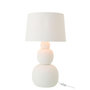 Voir la diapositive 3 : Paris Prix Lampe à Poser en Céramique  Renee  67cm Blanc